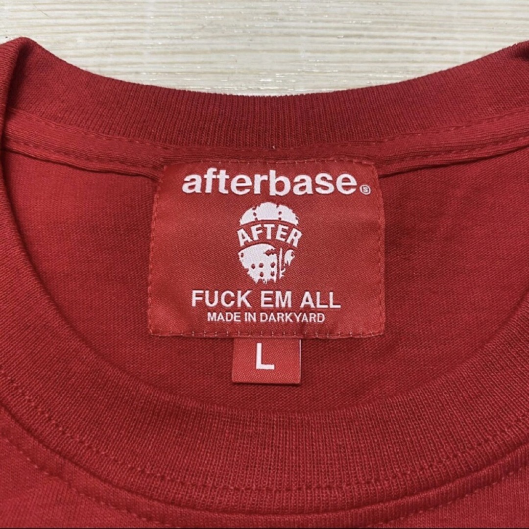 AFTERBASE(アフターベース)の新品 afterbase NEW AFT Tシャツ 赤 レッド サイズ L メンズのトップス(Tシャツ/カットソー(半袖/袖なし))の商品写真