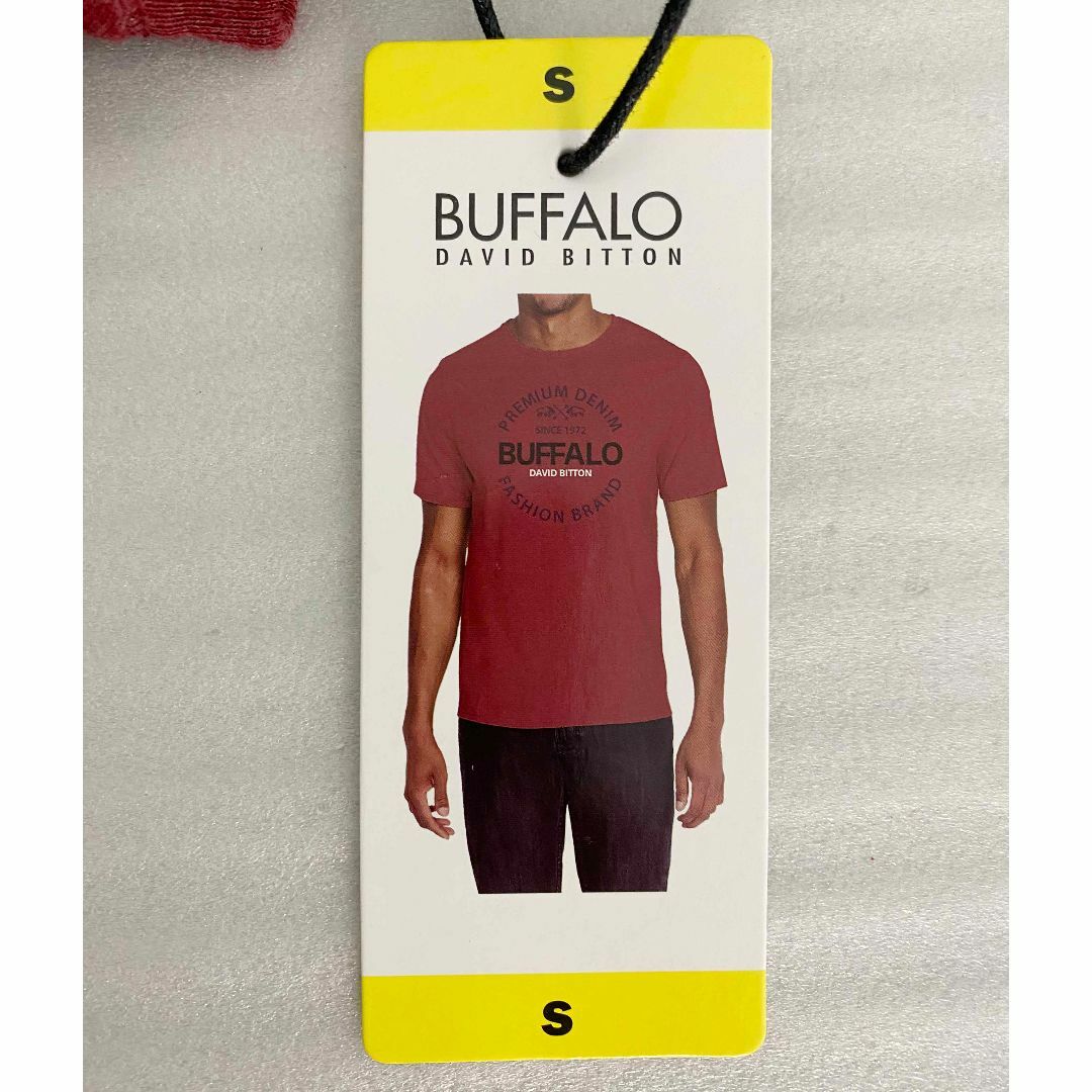 コストコ(コストコ)の新品 S ★ コストコ BUFFALO メンズ 半袖 Tシャツ ロゴ レッド メンズのトップス(Tシャツ/カットソー(半袖/袖なし))の商品写真