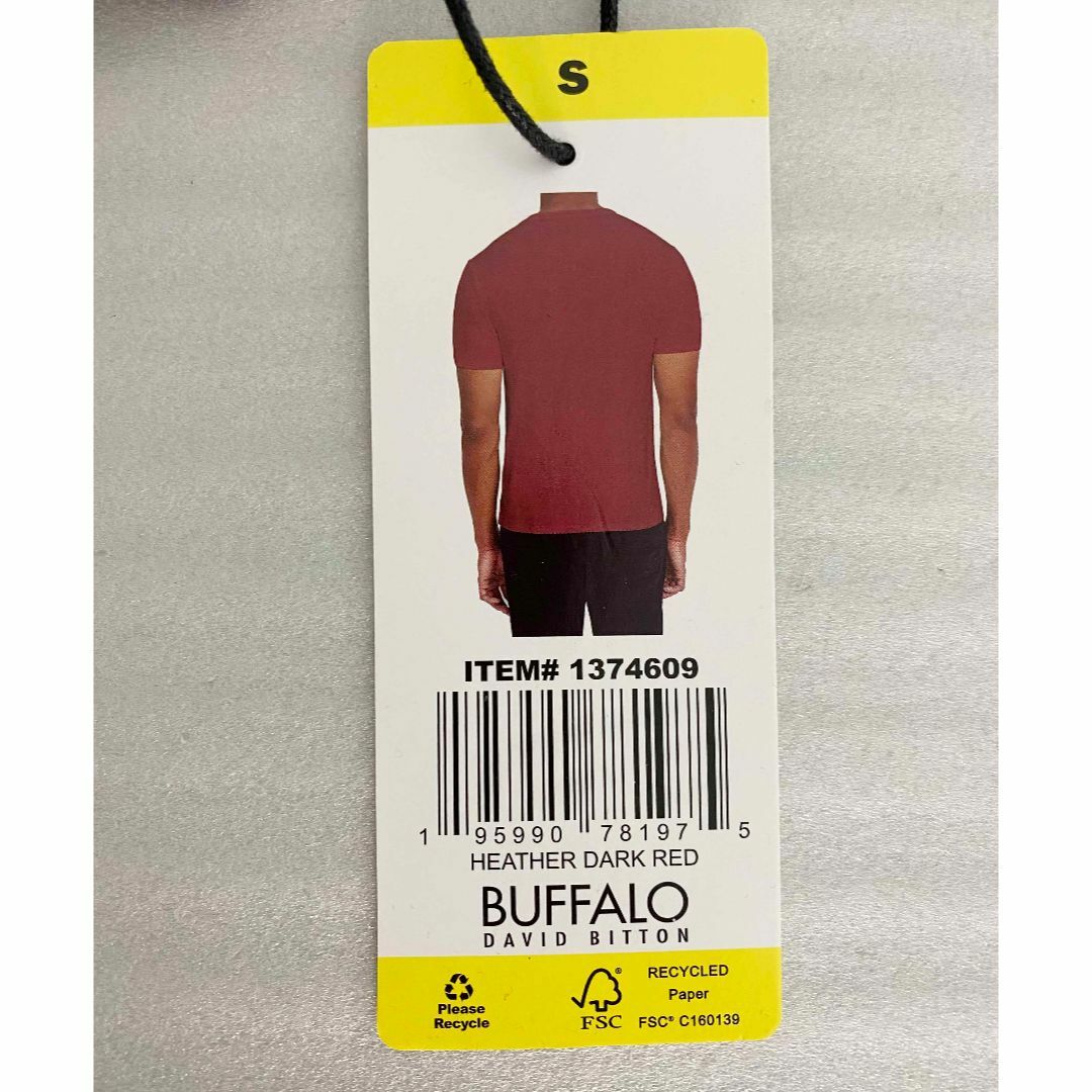 コストコ(コストコ)の新品 S ★ コストコ BUFFALO メンズ 半袖 Tシャツ ロゴ レッド メンズのトップス(Tシャツ/カットソー(半袖/袖なし))の商品写真