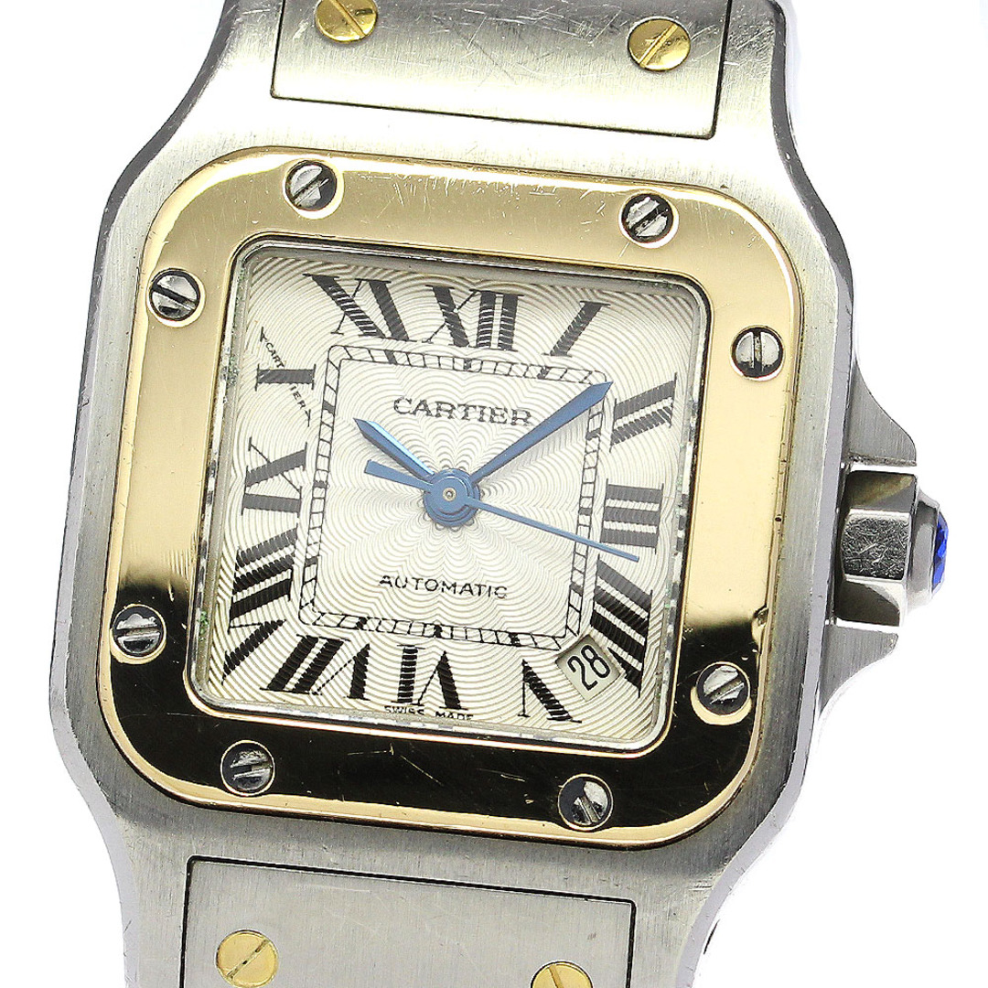 カルティエ CARTIER W20057C4 サントスガルべSM YGコンビ 自動巻き レディース _760425