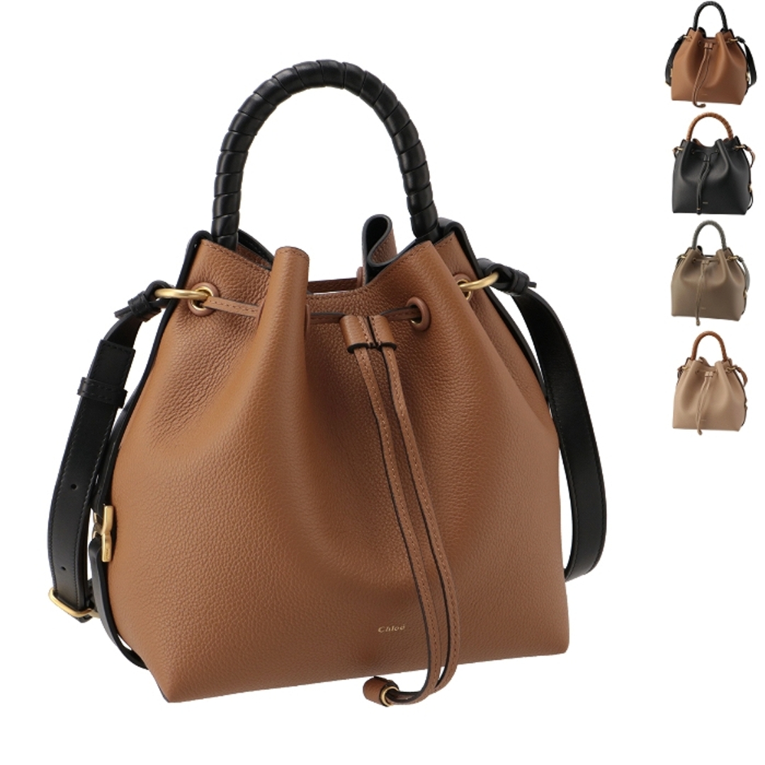 Chloe(クロエ)のクロエ CHLOE ショルダーバッグ MARCIE バケットバッグ ドローストリング 巾着バッグ CHC23AS606 I31 レディースのバッグ(ハンドバッグ)の商品写真