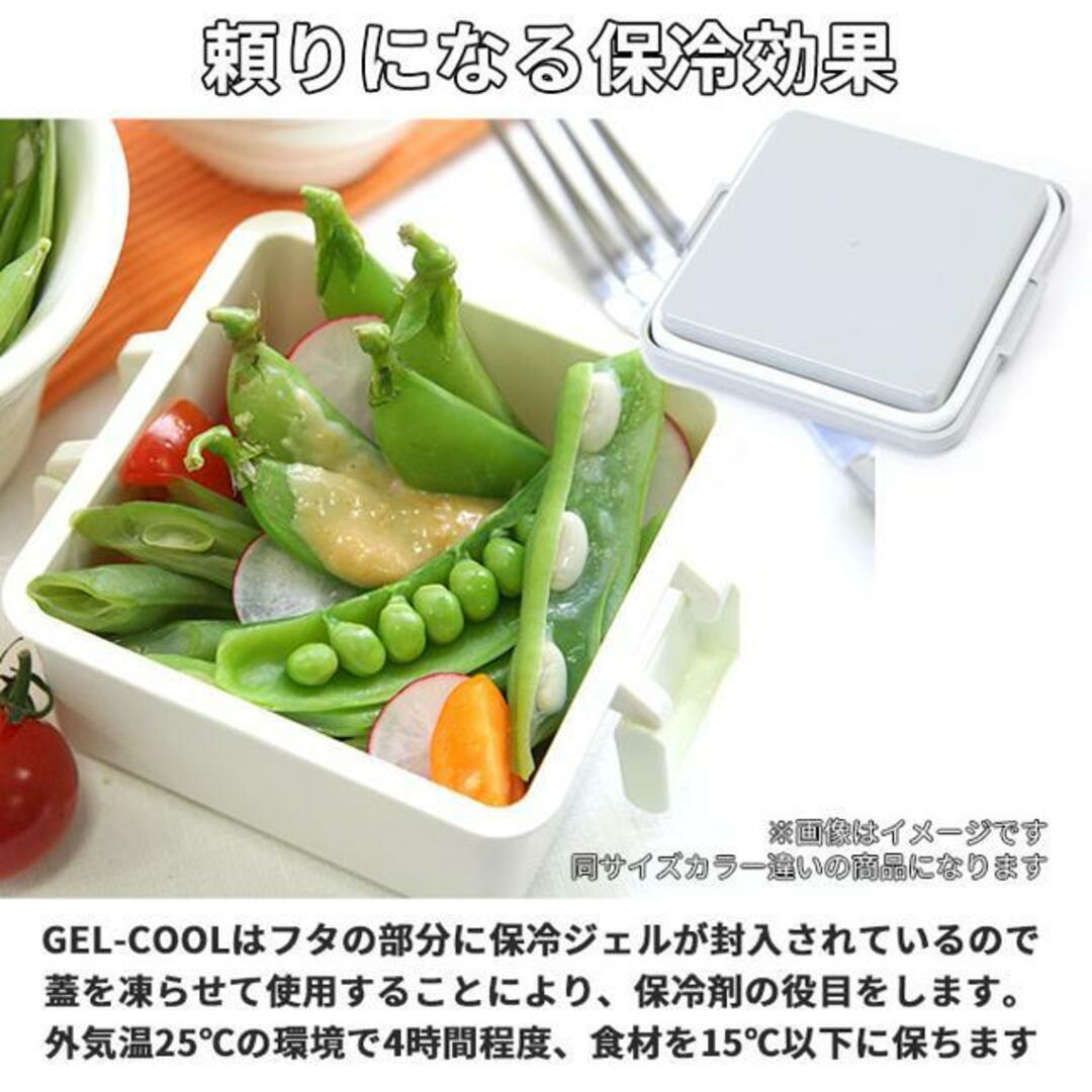 GEL COOL square S 220ml インテリア/住まい/日用品のキッチン/食器(弁当用品)の商品写真