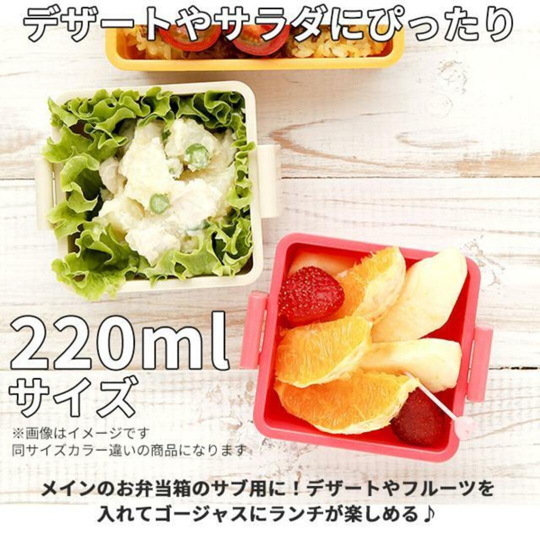 GEL COOL square S 220ml インテリア/住まい/日用品のキッチン/食器(弁当用品)の商品写真