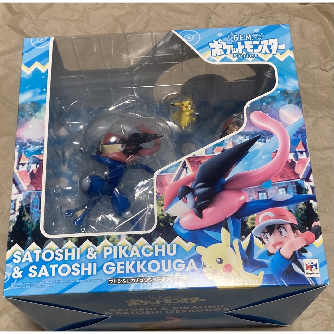 フィギュア ゲッコウガ サトシ ピカチュウ サトシゲッコウガ g.e.m