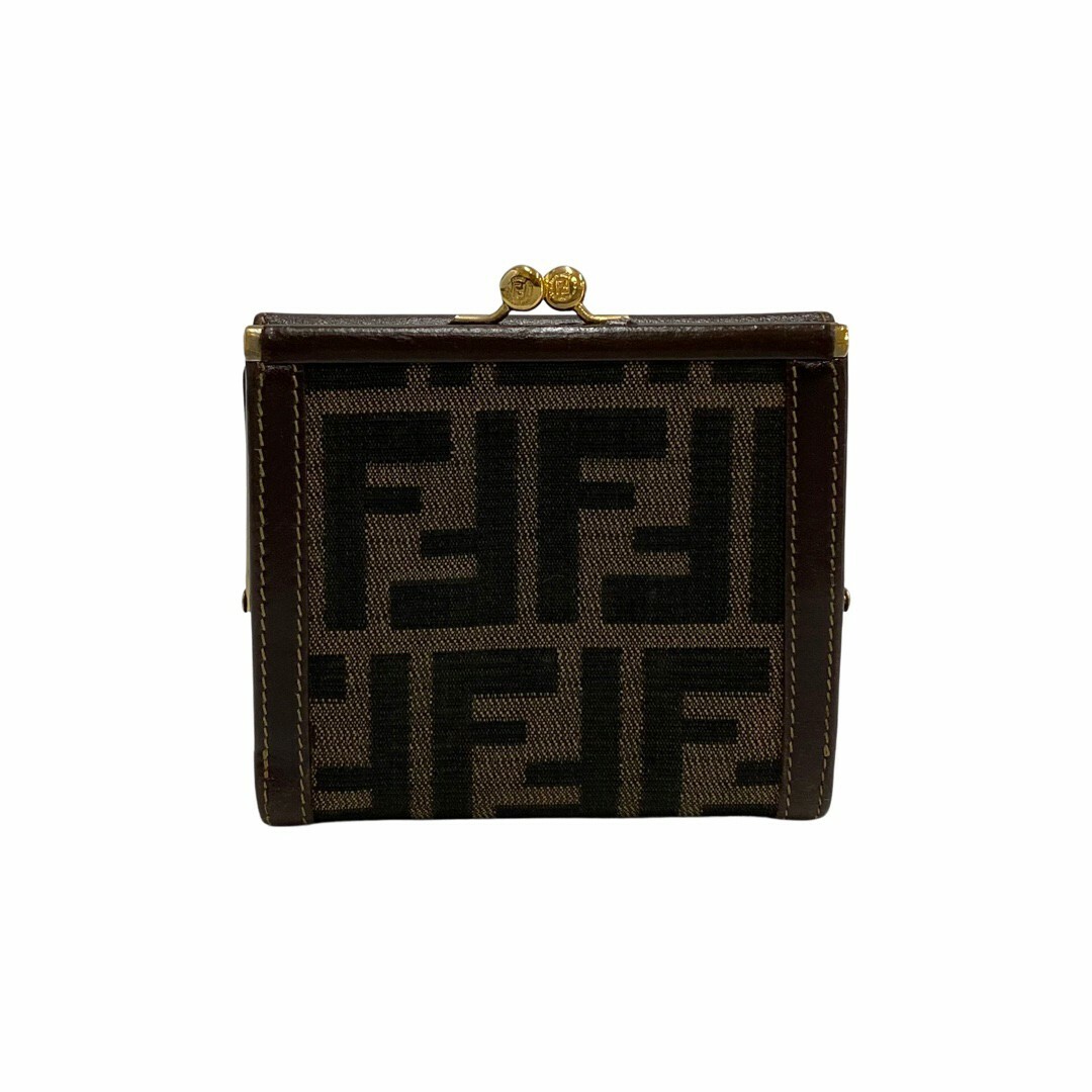 FENDI フェンディ ズッカ柄 ミニ財布-