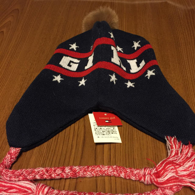 tommy girl(トミーガール)のトミーガールニット帽子 レディースの帽子(ニット帽/ビーニー)の商品写真