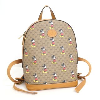 グッチ(Gucci)のグッチ ディズニー ミッキーマウス コラボ ミニ GGスプリーム/an0047ar(リュック/バックパック)