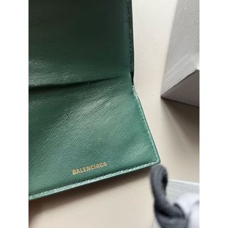 balenciaga 20aw クロコ型押しレザー財布