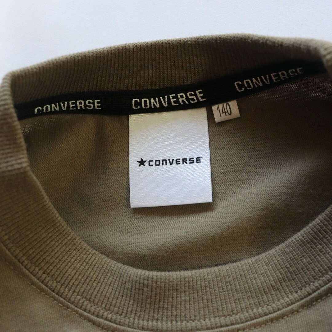 CONVERSE(コンバース)のコンバース　レイヤード風ロゴTシャツ　CONVERSE140 キッズ/ベビー/マタニティのキッズ服男の子用(90cm~)(Tシャツ/カットソー)の商品写真