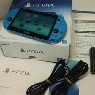 プレイステーションヴィータ(PlayStation Vita)のPSVITA PCH-2000 Aqua Blue(携帯用ゲーム機本体)