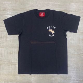 アフターベース(AFTERBASE)の新品 afterbase ピッグ Tシャツ チャコール サイズ M ロゴTシャツ(Tシャツ/カットソー(半袖/袖なし))