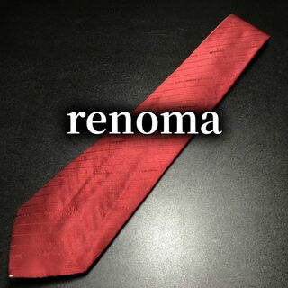レノマ(RENOMA)のレノマ ロゴレジメンタル レッド ネクタイ B103-N16(ネクタイ)