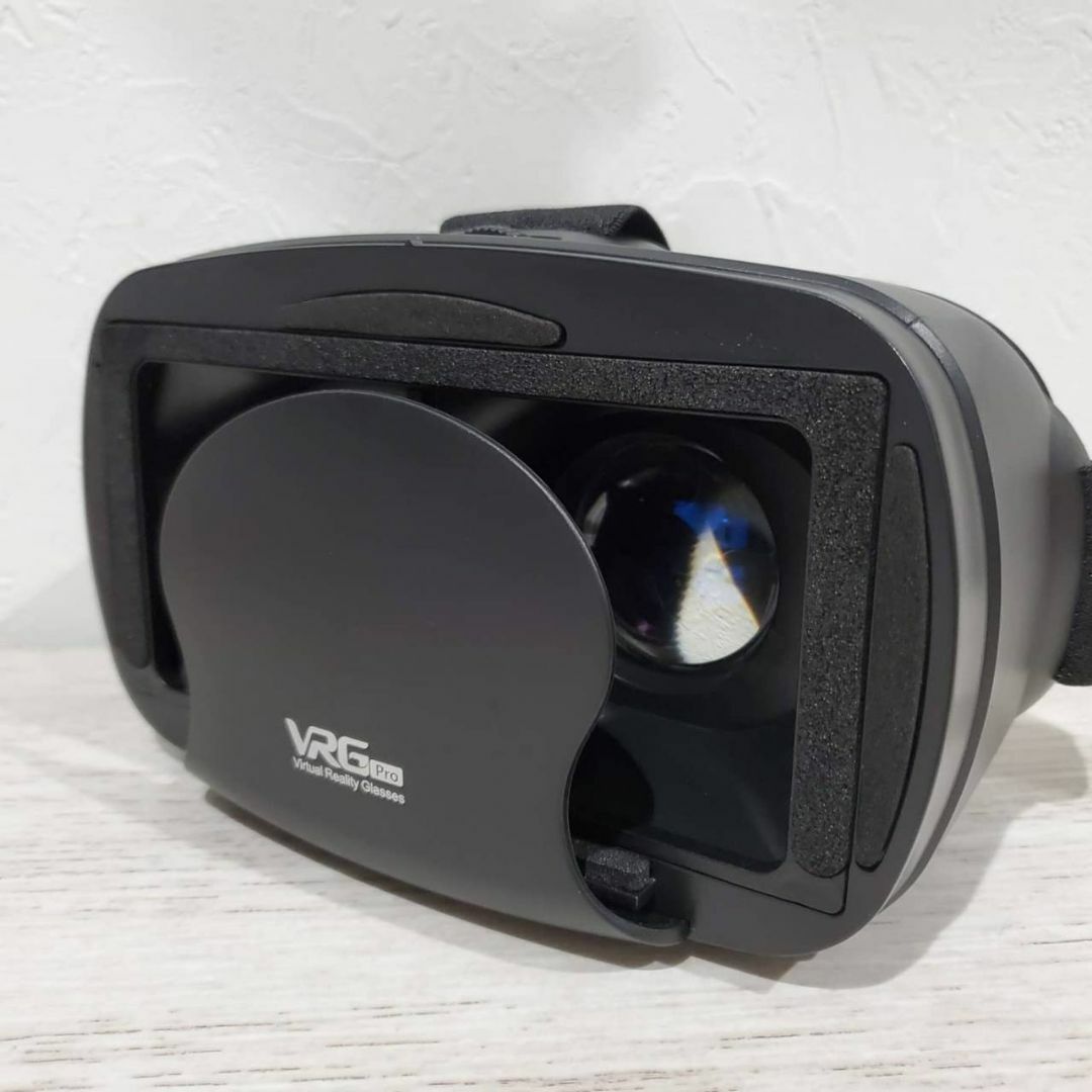 スマホ対応 3Dメガネ VRヘッドセット ブラック