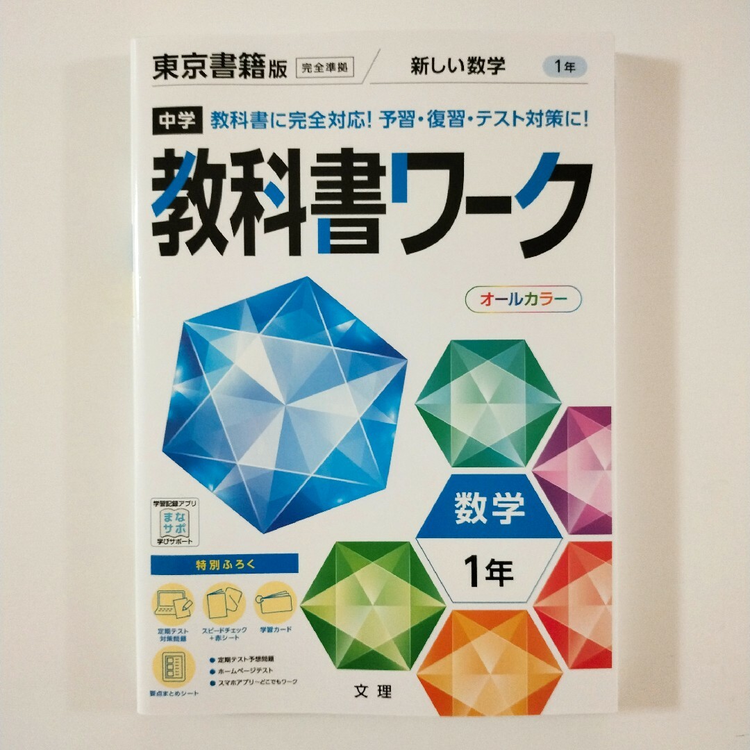 中学 教科書ワーク 東京書籍版 数学 1年 エンタメ/ホビーの本(語学/参考書)の商品写真