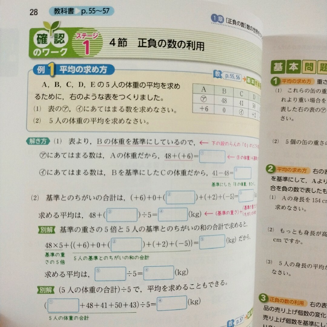 中学 教科書ワーク 東京書籍版 数学 1年 エンタメ/ホビーの本(語学/参考書)の商品写真