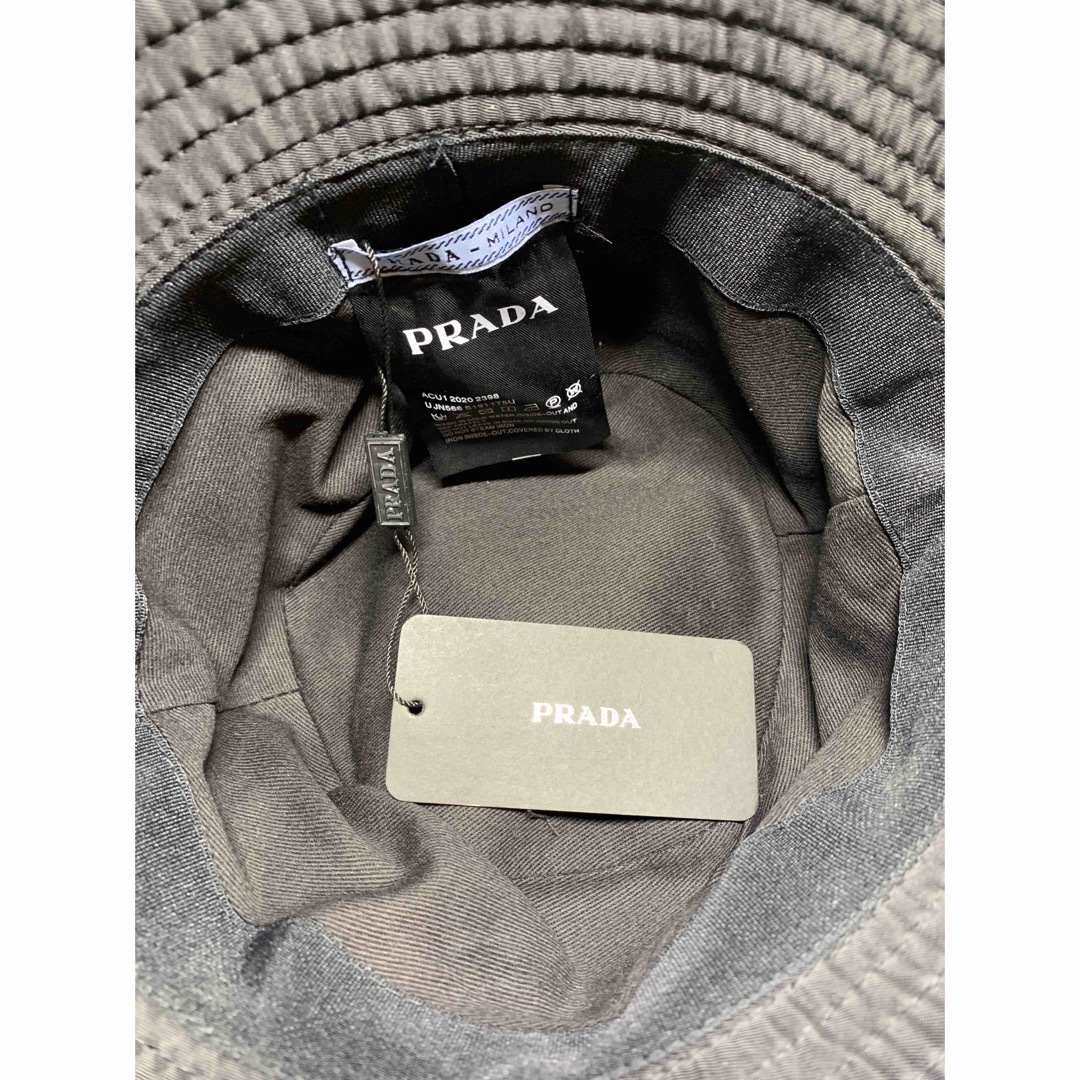 全国宅配無料 新品未使用品 タグ付き PRADA プラダ バケットハット 帽子 ノベルティ 新品未使用品 タグ付き PRADA プラダ バケットハット 帽子 ノベルティ
