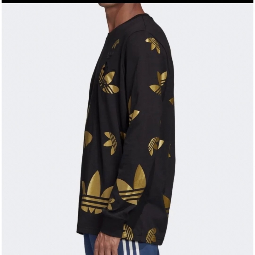 adidas(アディダス)のトレフォイルロゴ メタリック 長袖Tシャツ メンズのトップス(Tシャツ/カットソー(七分/長袖))の商品写真