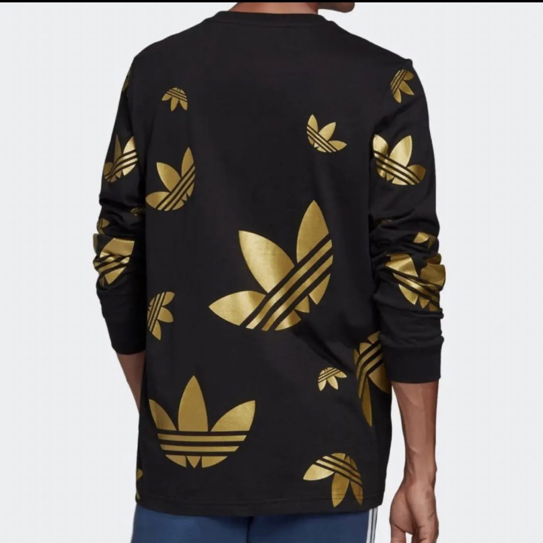 adidas(アディダス)のトレフォイルロゴ メタリック 長袖Tシャツ メンズのトップス(Tシャツ/カットソー(七分/長袖))の商品写真