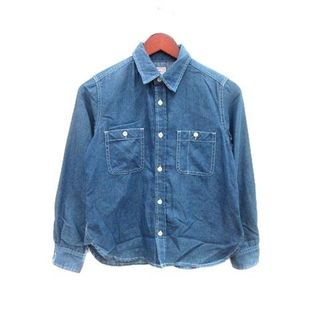 ビームスボーイ(BEAMS BOY)のビームスボーイ BEAMS BOY シャンブレーシャツ 長袖 青 ブルー /YK(シャツ/ブラウス(長袖/七分))