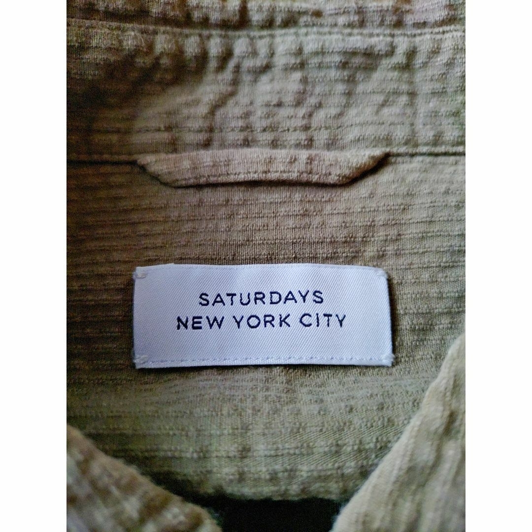 Saturdays NYC(サタデーズニューヨークシティ)のSaturdays New York City 半袖シャツ　Lサイズ メンズのトップス(シャツ)の商品写真