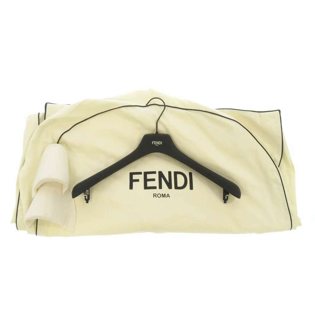 FENDI - フェンディ 長袖シャツ 総柄 ロングシャツ ワンピース シルク