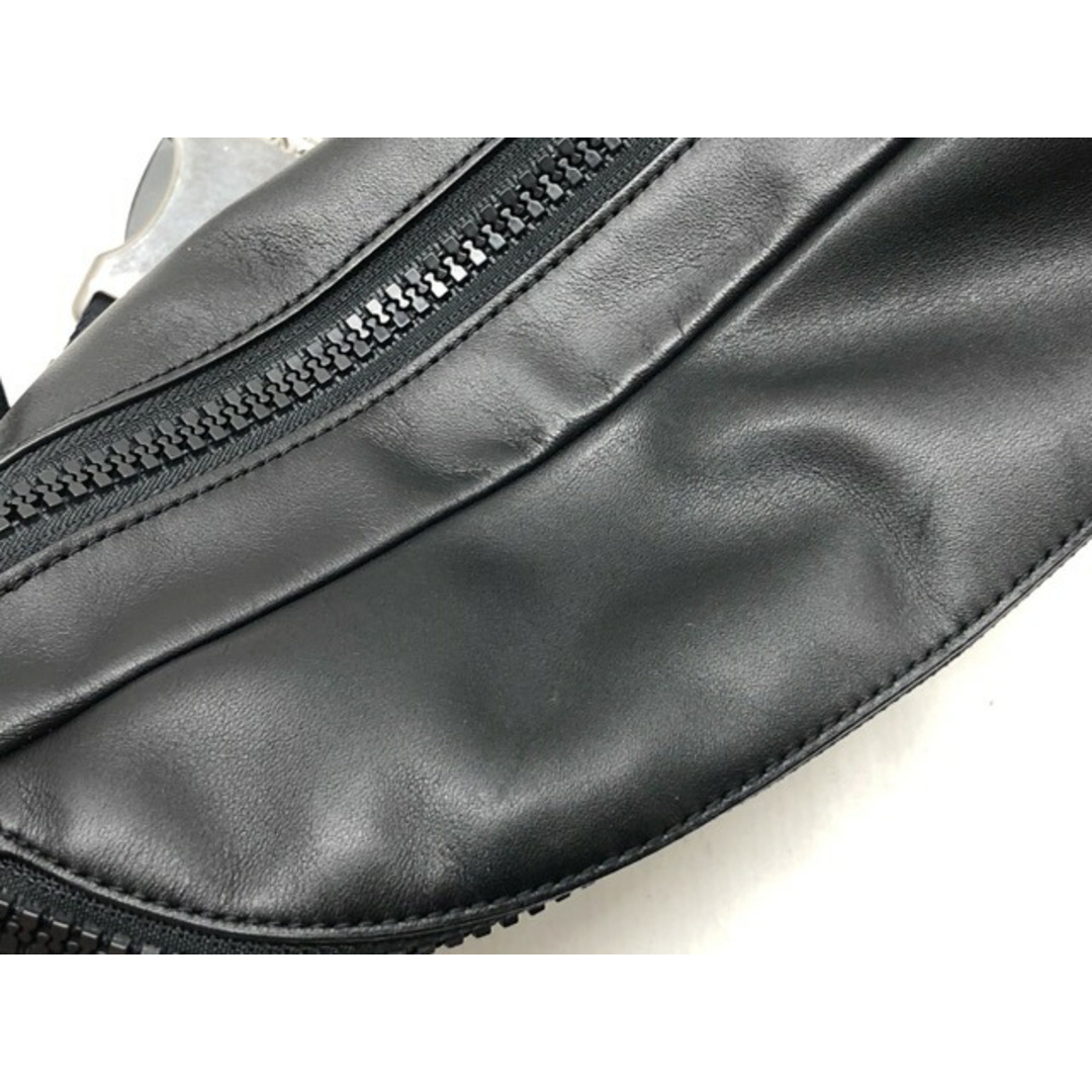 COACH - COACH(コーチ) レザー ウエストバッグ ボディバッグ ブラック