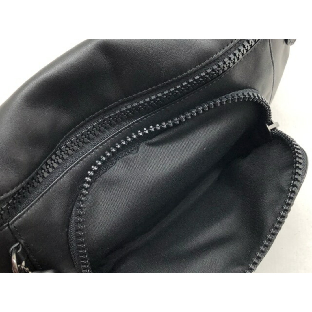 COACH - COACH(コーチ) レザー ウエストバッグ ボディバッグ ブラック