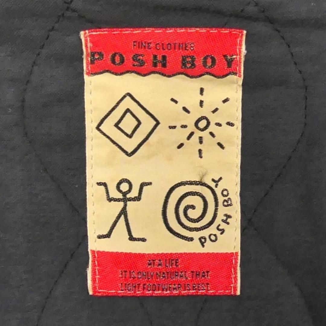 【POSH BOY】 ポッシュボーイ フルジップ刺繍スタジャン 本革レザー