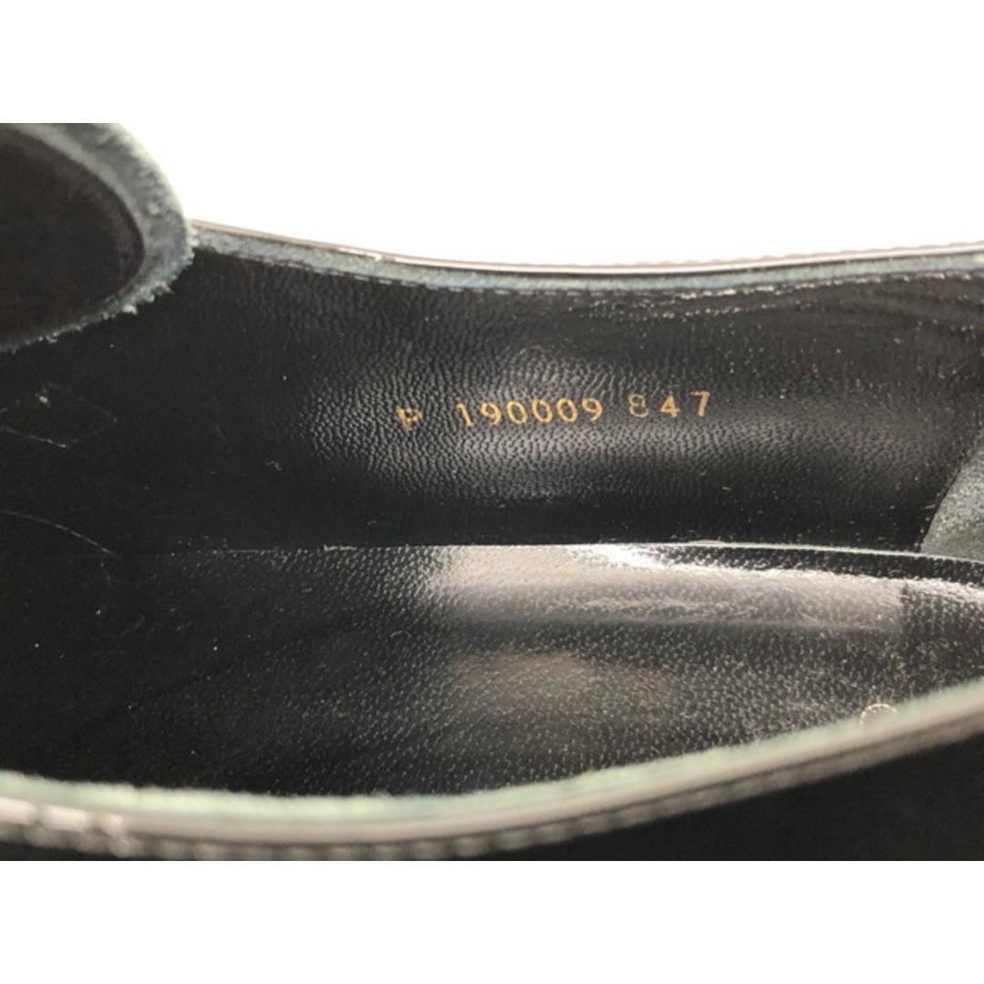 celine(セリーヌ)のCELINE(セリーヌ) CREEPERS クリーパーズ パテント バックルシューズ ブラック / サイズ 42.5 約28.0cm 【中古】【007】 メンズの靴/シューズ(その他)の商品写真