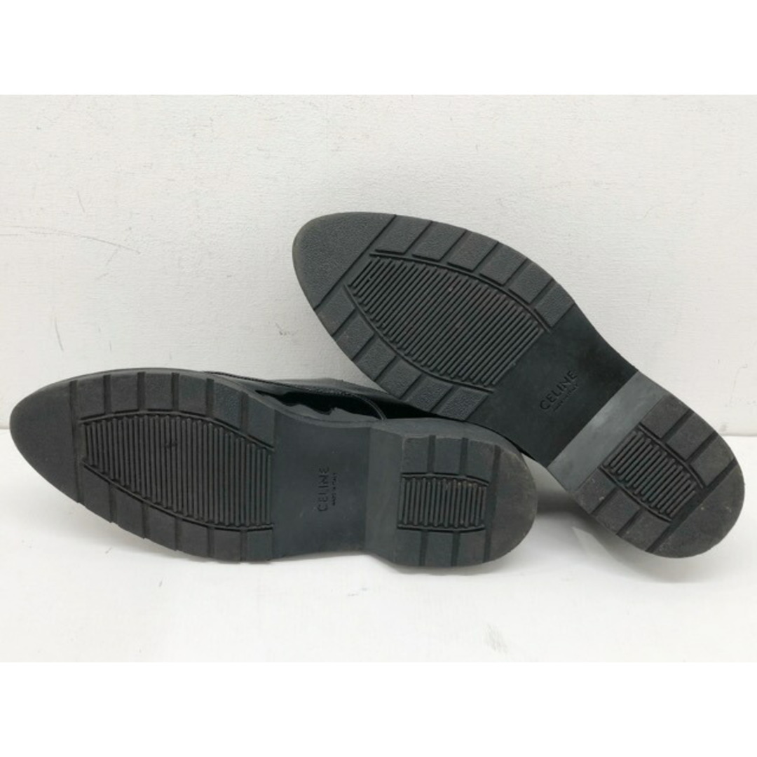 CELINE(セリーヌ) CREEPERS クリーパーズ パテント バックルシューズ ブラック / サイズ 42.5 約28.0cm 【007】 6