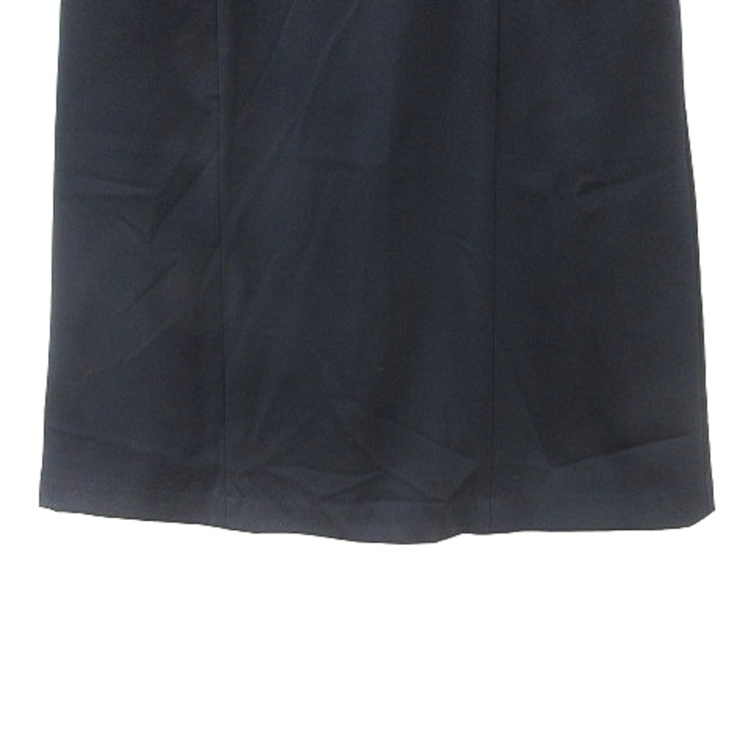 ALPHA CUBIC(アルファキュービック)のアルファキュービック ALPHA CUBIC 台形スカート ひざ丈 紺 ネイビー レディースのスカート(ひざ丈スカート)の商品写真