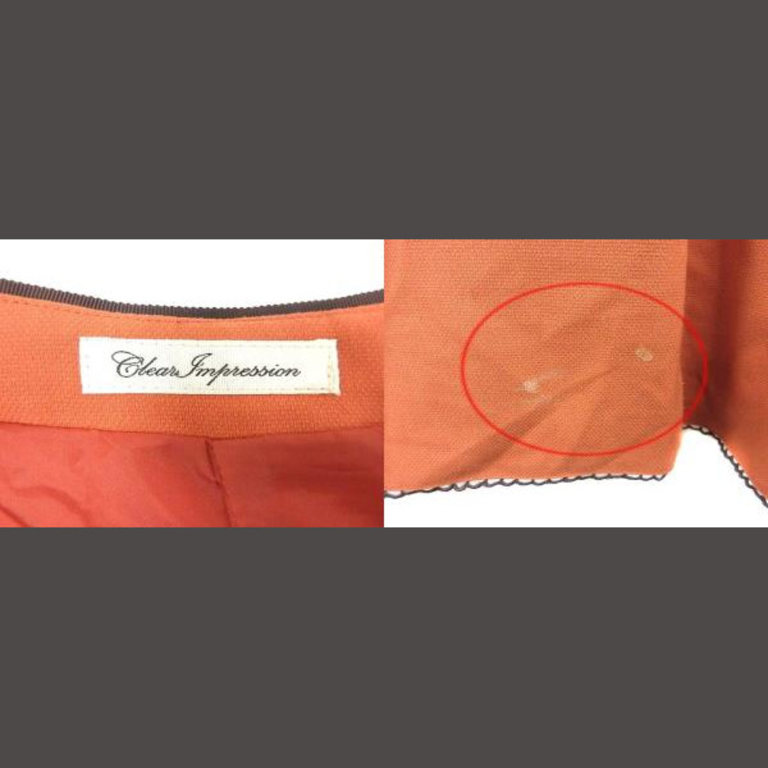 CLEAR IMPRESSION(クリアインプレッション)のCLEAR IMPRESSION パンツ キュロット レース 2 オレンジ レディースのパンツ(キュロット)の商品写真