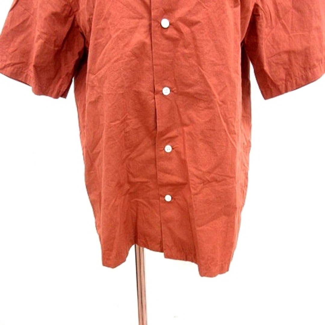 URBAN RESEARCH(アーバンリサーチ)のアーバンリサーチ シャツ 半袖 麻混 リネン混 M 茶 ブラウン /RT レディースのトップス(シャツ/ブラウス(半袖/袖なし))の商品写真