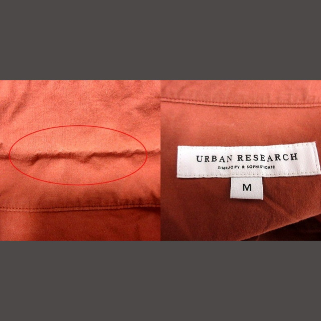 URBAN RESEARCH(アーバンリサーチ)のアーバンリサーチ シャツ 半袖 麻混 リネン混 M 茶 ブラウン /RT レディースのトップス(シャツ/ブラウス(半袖/袖なし))の商品写真
