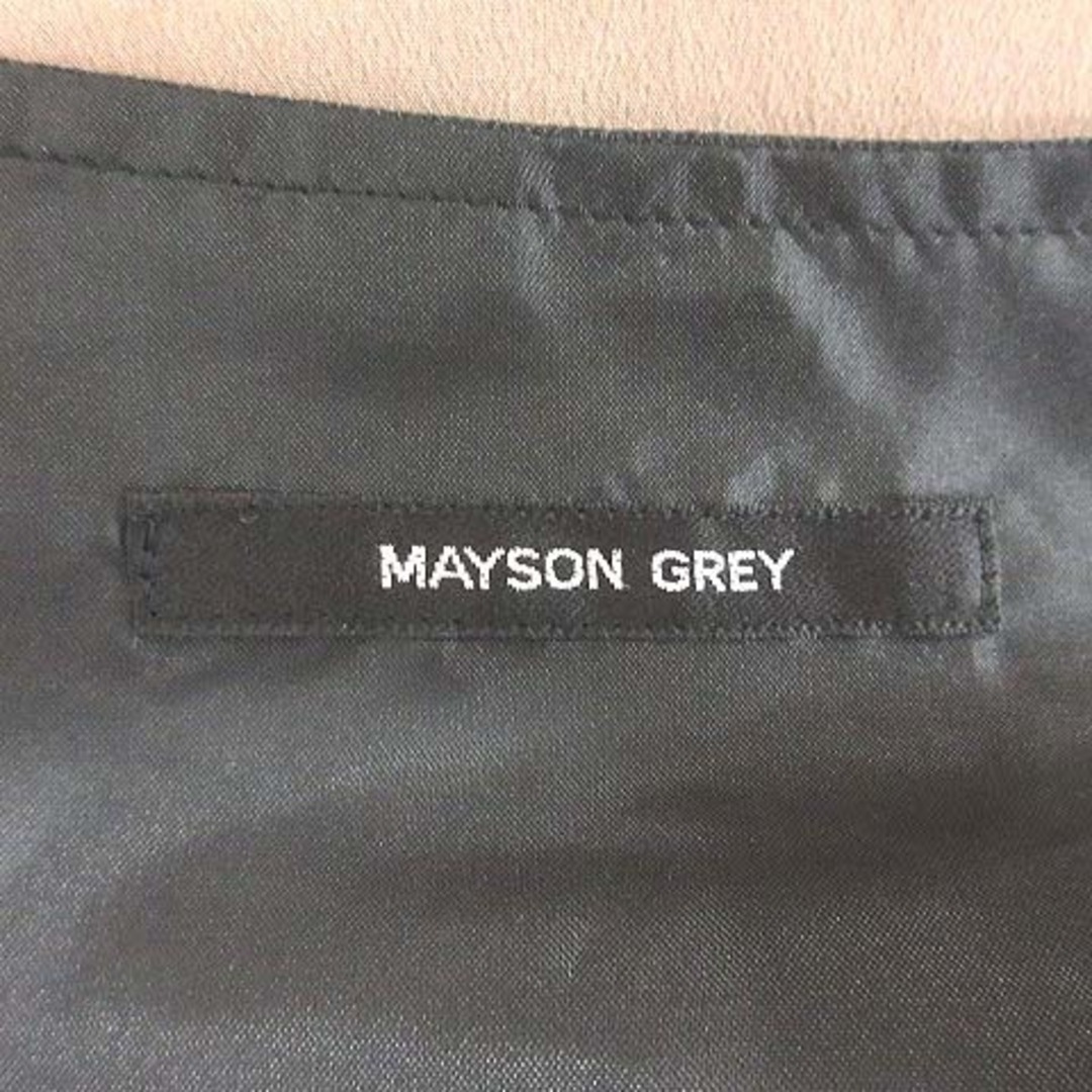 MAYSON GREY(メイソングレイ)のメイソングレイ ブラウス 七分袖 ロールアップ ボーダー 絹 2 ベージュ 黒 レディースのトップス(その他)の商品写真