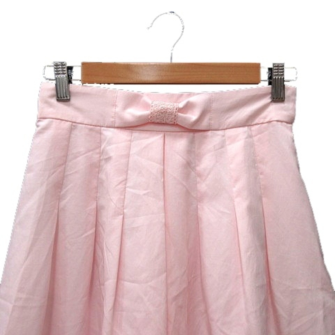 Peyton Place(ペイトンプレイス)のペイトンプレイス PEYTON PLACE フレアスカート ひざ丈 M ピンク レディースのスカート(ひざ丈スカート)の商品写真