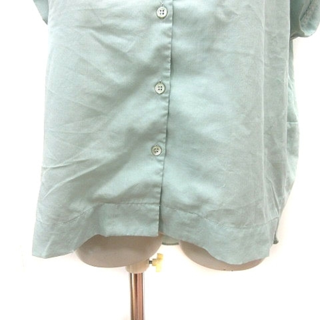 URBAN RESEARCH(アーバンリサーチ)のアーバンリサーチ ノーカラーシャツ ドルマンスリーブ 半袖 F 緑 レディースのトップス(シャツ/ブラウス(半袖/袖なし))の商品写真