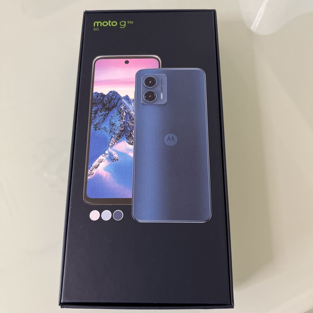 MOTOROLA moto g53y 5G A301MO インクブラック