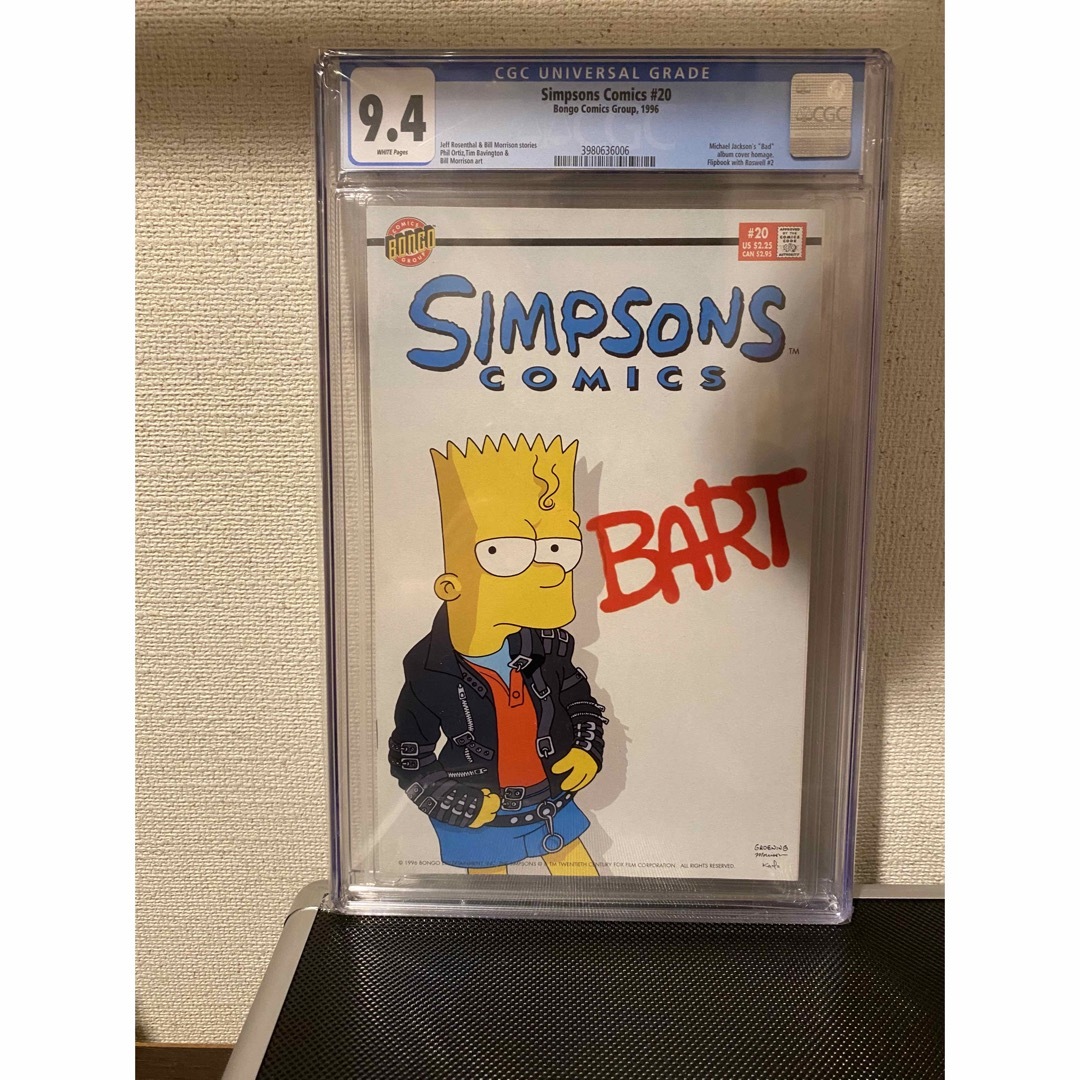 【希少】シンプソンズ　コミック　#20 CGC 9.4 Simpsons