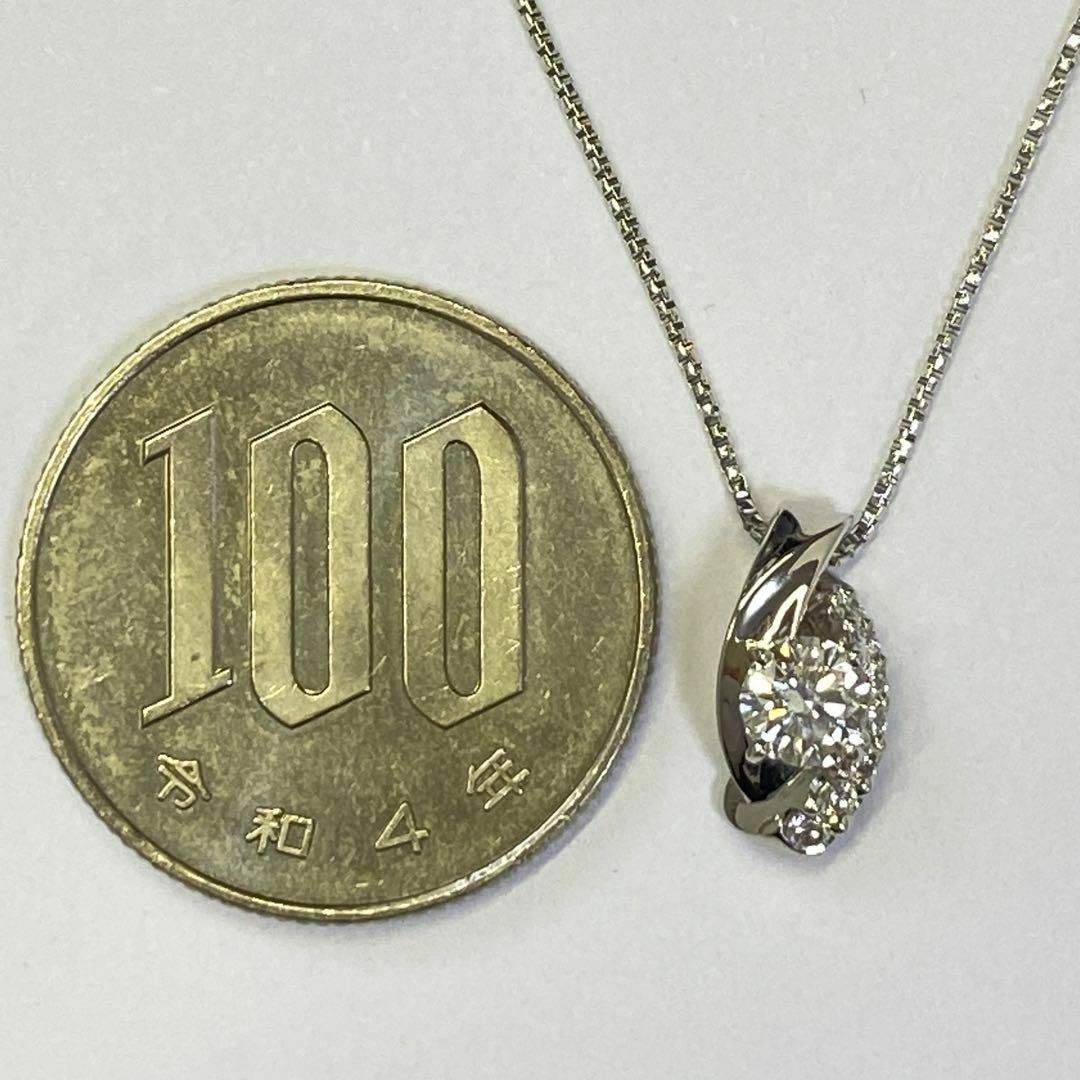 Pt950　天然ダイヤモンドネックレス　D0.306ct　プラチナ　4月誕生石