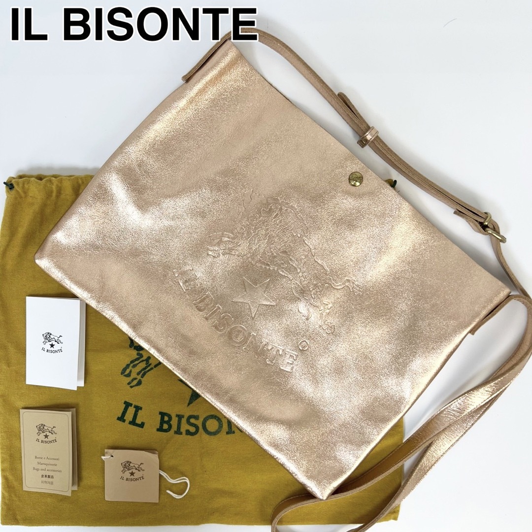 23G06 IL BISONTE イルビゾンテ ショルダーバッグ 本革 - www