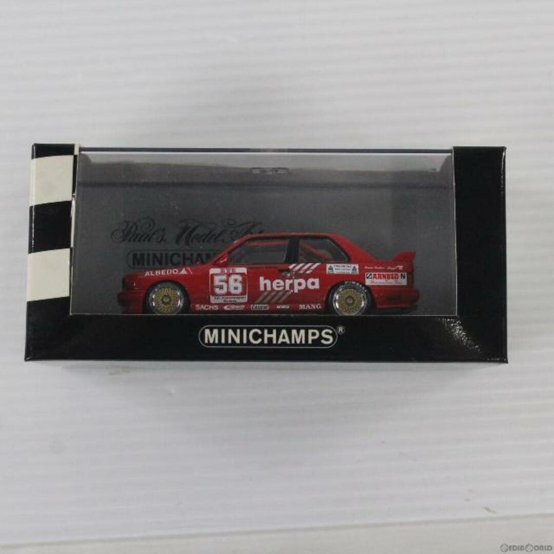 1/43 BMW M3 DTM 1988 Tauber Motorsport herpa #56(レッド) 完成品 ミニカー(430882056) MINICHAMPS(ミニチャンプス)