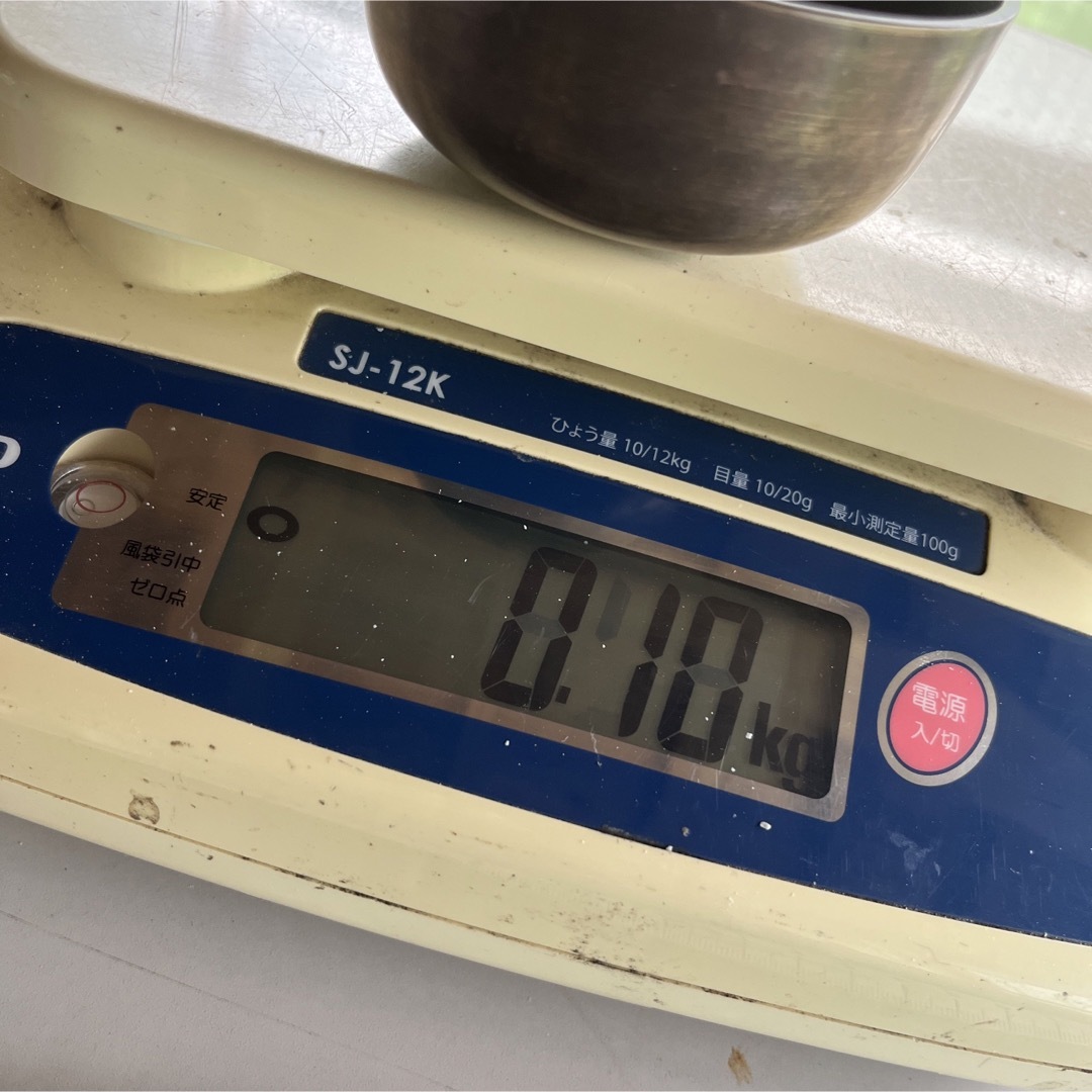 韓国李朝時代 佐波理おりん 祭祀 約380ｇ その他のその他(その他)の商品写真