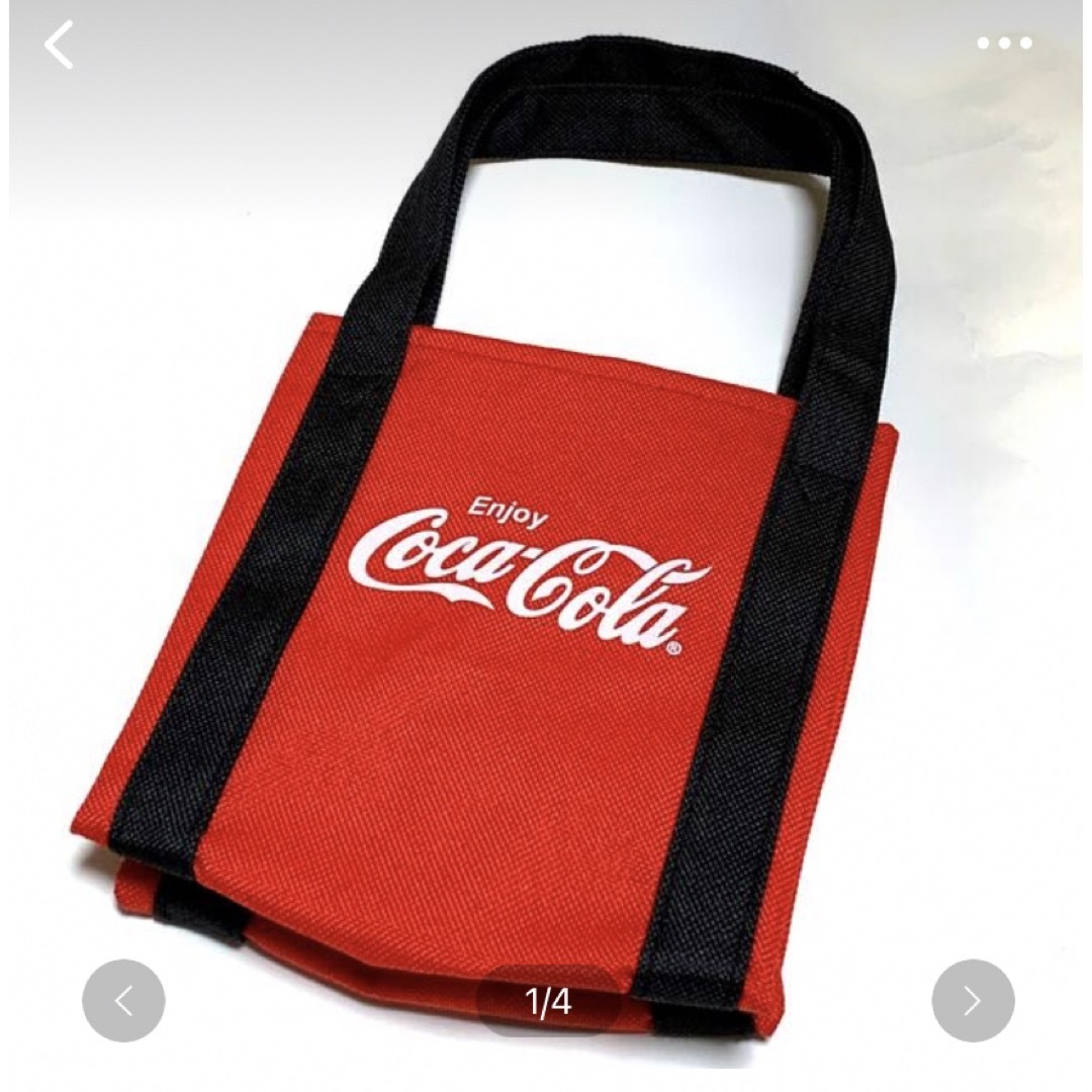 コカ・コーラ(コカコーラ)のCOCA COLA☆ミニトートバッグ　　 エンタメ/ホビーのコレクション(ノベルティグッズ)の商品写真