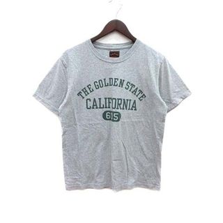 エドウィン(EDWIN)のエドウィン FIELDMAN Tシャツ カットソー ロゴプリント L グレー(Tシャツ/カットソー(半袖/袖なし))