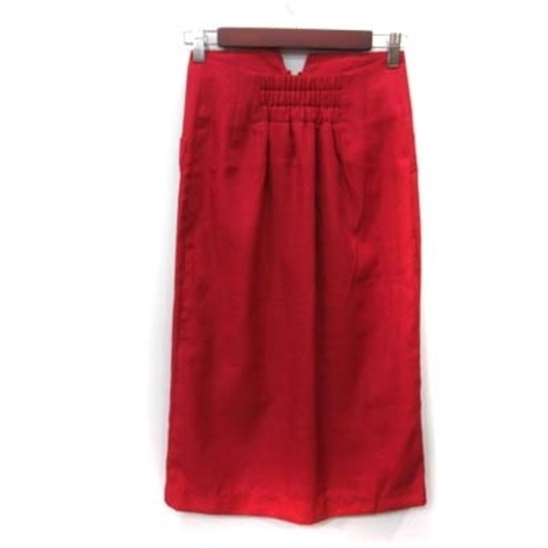 Andemiu(アンデミュウ)のアンデミュウ タイトスカート ロング S 赤 レッド /YI レディースのスカート(ロングスカート)の商品写真