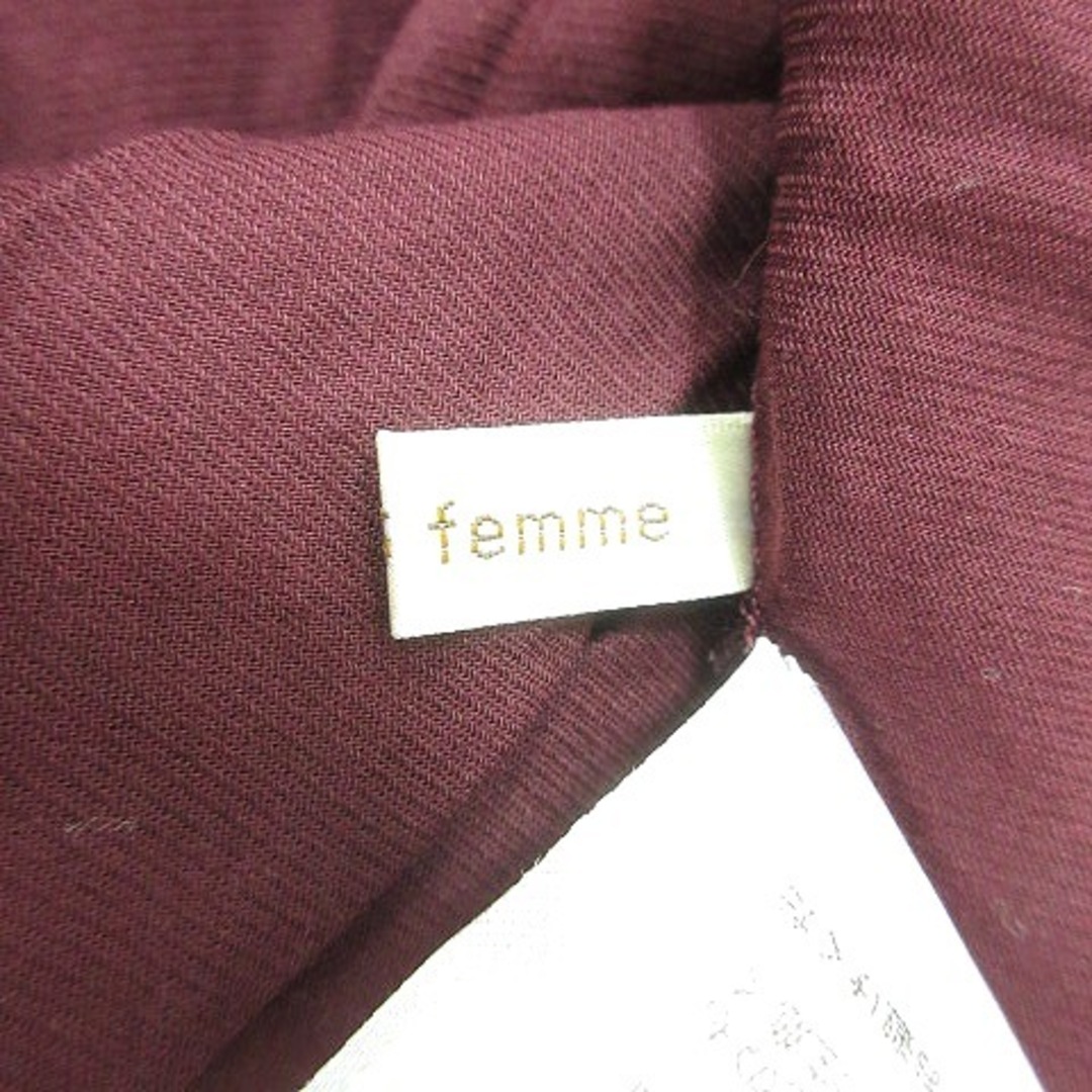 axes femme(アクシーズファム)のアクシーズファム axes femme ブラウス レース ノースリーブ M 赤紫 レディースのトップス(シャツ/ブラウス(半袖/袖なし))の商品写真