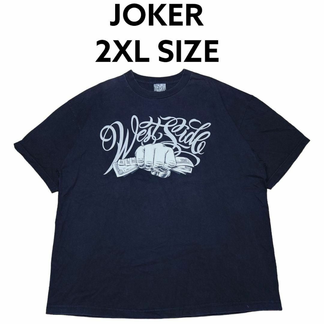 JOKER　ビッグプリント　Tシャツ　チカーノ　ジョーカー　タトゥー　ギャング