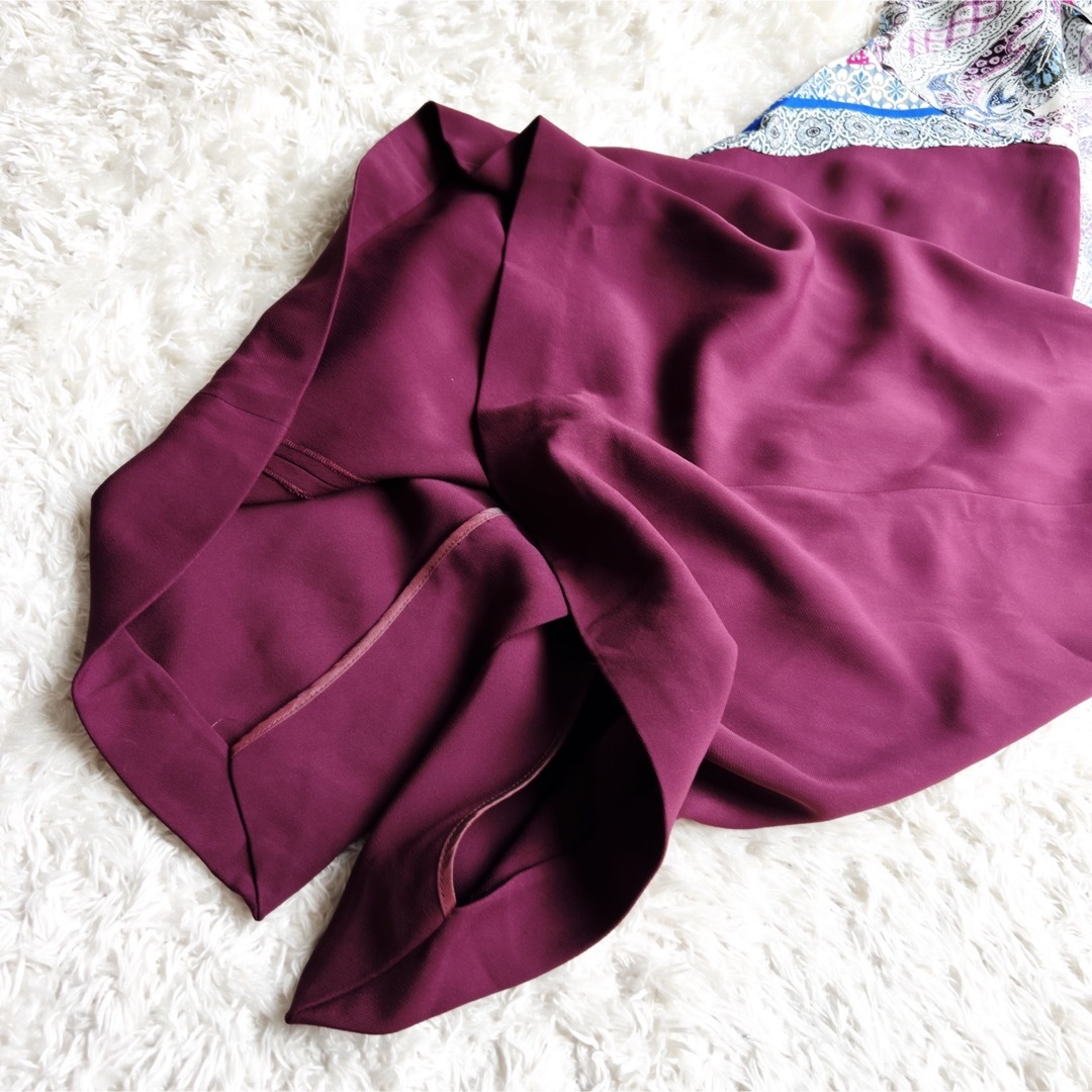 ETRO - 美品 ETRO エトロ ペイズリー ブルー アシンメトリー