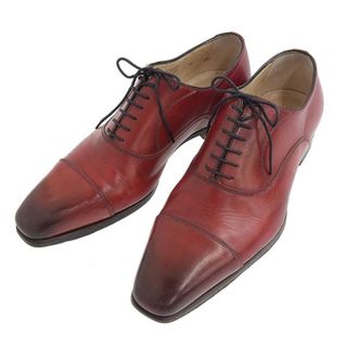 美品 フランチェスコベニーニョ FRANCESCO BENIGNO レザー ストレートチップ チゼルトゥ シューズ size6 Y00767(その他)